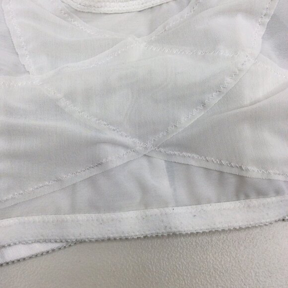 Exquisite Form FULLY® Front Close Wirefree Posture Bra with Lace 36B White - Picture 8 of 13